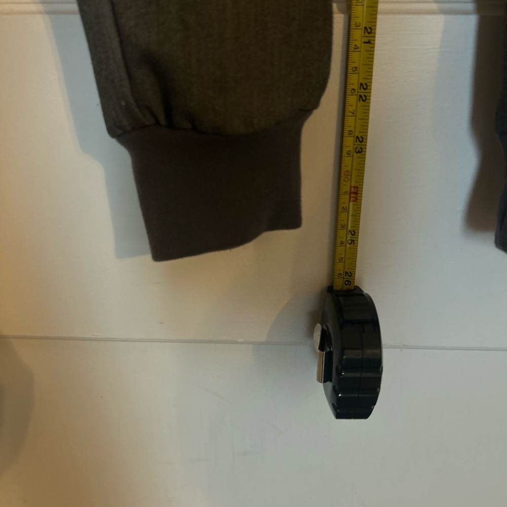 Figs Dark Gray Scrub Pants with Teal Drawstrings - Picture 8 of 9